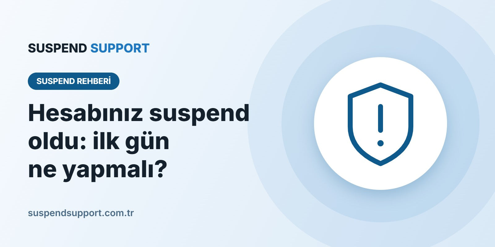 Amazon hesabım suspend oldu: ilk gün ne yapmalıyım?