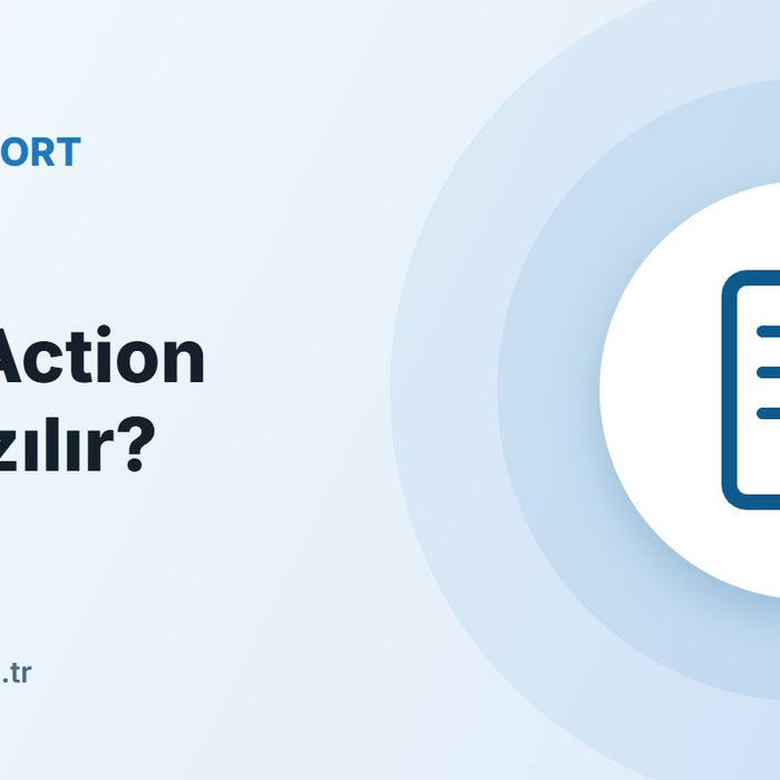 Amazon Plan of Action nasıl yazılır?